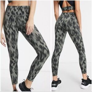 Varley Luna High Rise Stretch Aztec Animal Print Leggings Size XS